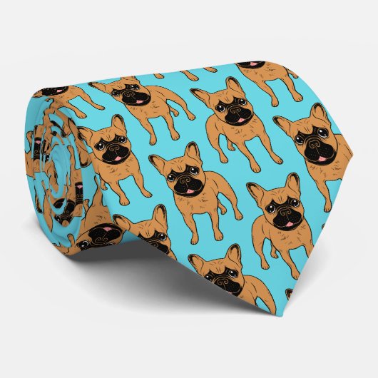 Cravate Golden Fawn Frenchie (Roulé)