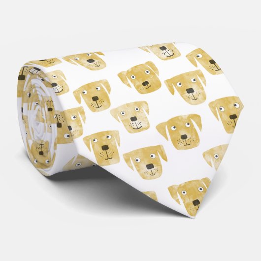Cravate Golden Labrador Retriever Chien Cute Motif (Roulé)