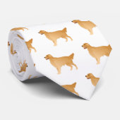Cravate Golden Retriever Basic Breed Design (Roulé)