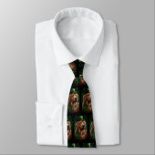 Cravate Golden Retriever Dog in St. Patrick's Day (Attaché)