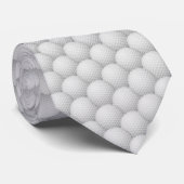 Cravate Golf Balls Abstrait Design Necktie (Roulé)