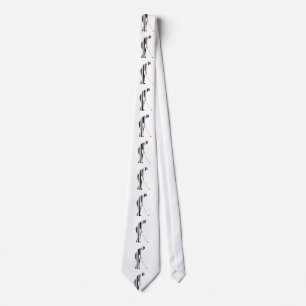 Cravate GOLF CODE BARRE Golfeur Golf Sports Design de Moti