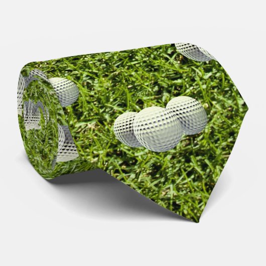 Cravate Golf Lover Green tendance (Roulé)