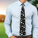 Cravate Golf Papa<br><div class="desc">Golf Papa cadeau avec un motif d'équipement de golf comme une balle de golf de bâton de golf, gants de casquette, etc. Un cadeau bien pensé pour le père amoureux du golf, le grand-père du golf ou l'oncle de golf le jour de l'anniversaire, de la fête des pères ou des...</div>