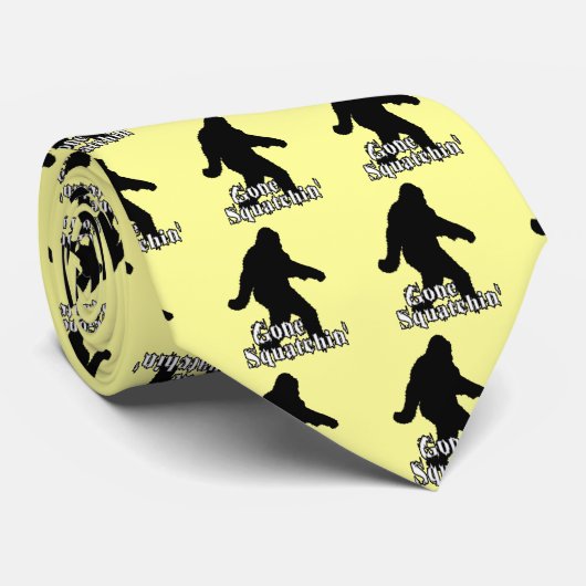 Cravate Gone Squatchin' (Roulé)