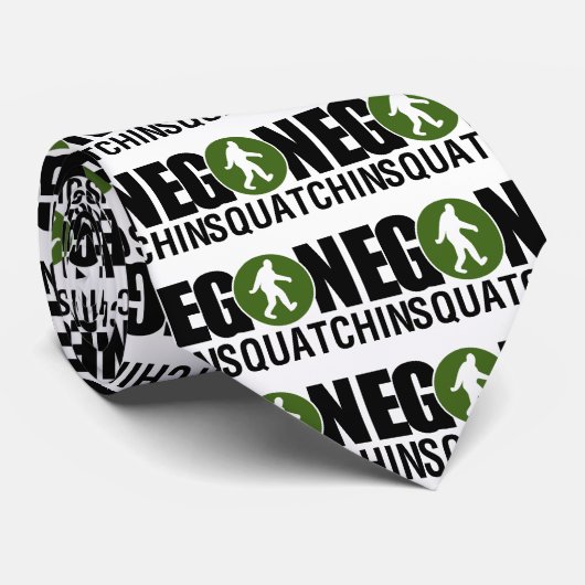 Cravate Gone Squatchin (Roulé)