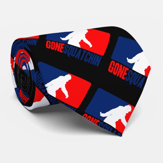 Cravate Gone Squatchin League (Roulé)