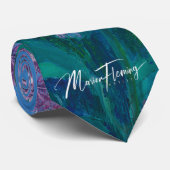 Cravate Gorgeous Monarch Milkweed (Roulé)