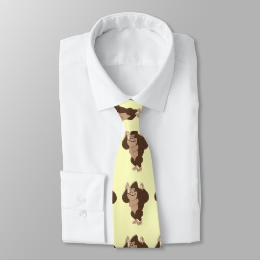 Cravate Gorillas Design (Attaché)