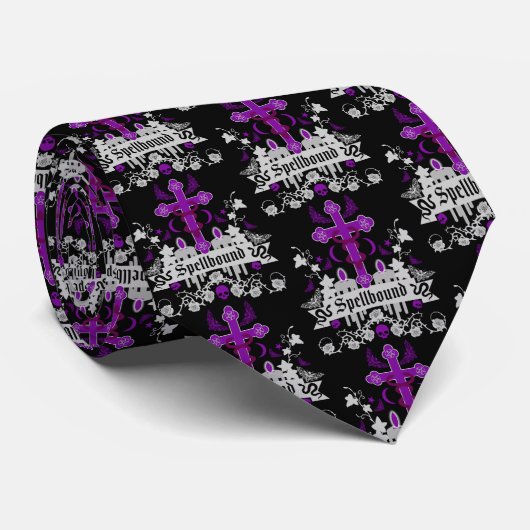 Cravate Goth Post Punk Mode (Roulé)