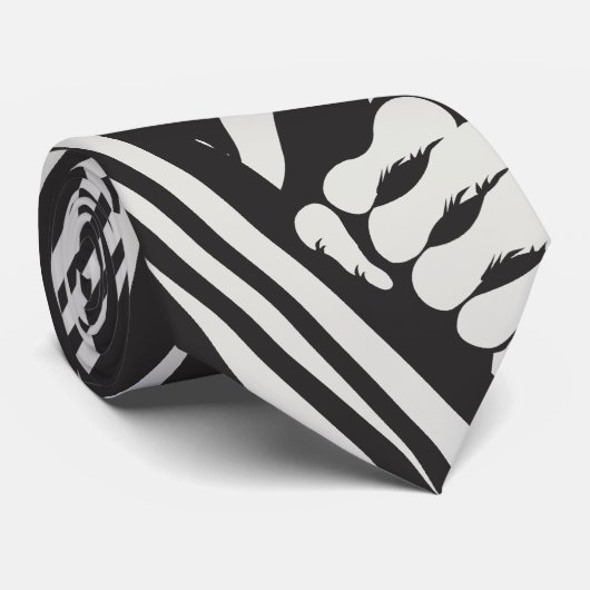 Cravate Goth Skuls (Roulé)