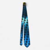 Cravate GOTHIC SUN CELTIC KNOTS Aqua Blue (Dos)