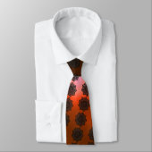 Cravate GOTHIQUE SUN CELTIC KNOT Orange Gem (Attaché)
