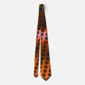 Cravate GOTHIQUE SUN CELTIC KNOT Orange Gem (Dos)