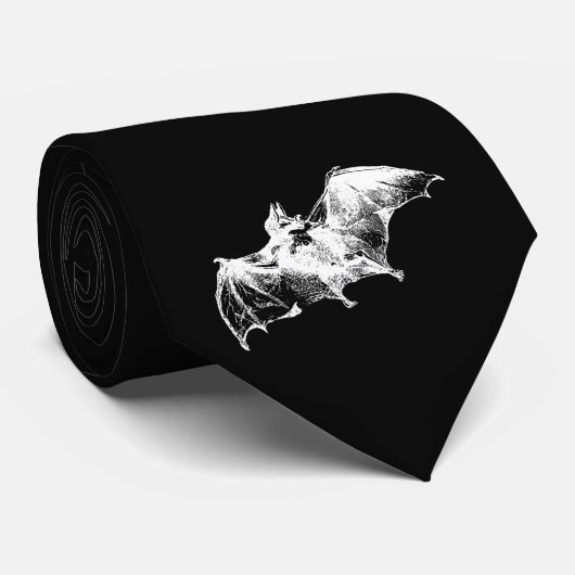 CRAVATE GOTHIQUE VAMPIRE BAT (Roulé)