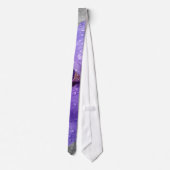 Cravate gouttes d'eau sur iris (Dos)
