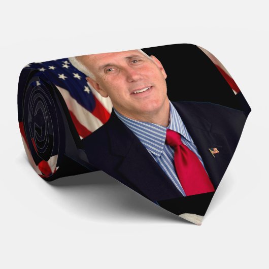Cravate Gouverneur Mike Pence (Roulé)
