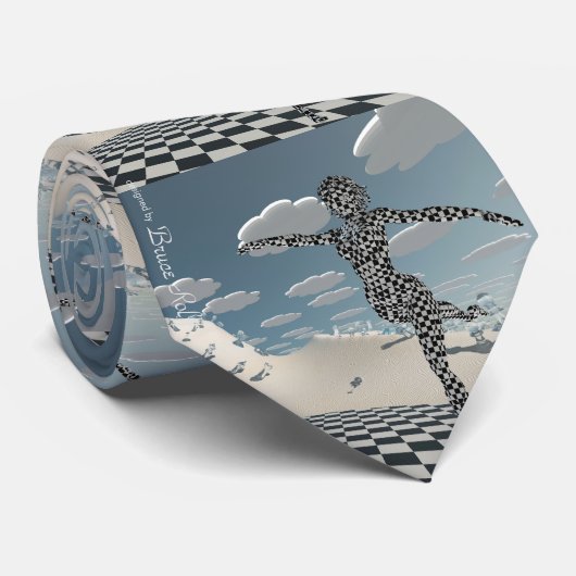Cravate Grace de jeu d'échecs (Roulé)