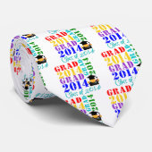 Cravate Grad Class of 2014 (Roulé)