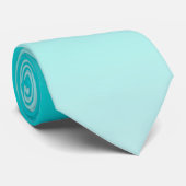Cravate gradient aqueux turquoise (Roulé)