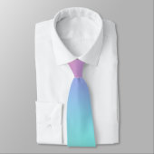 Cravate Gradient arc-en-ciel Pastel Freeform (Attaché)