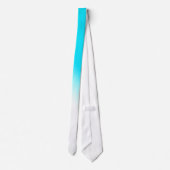 Cravate Gradient bleu au néon moderne simple d'abrégé sur (Dos)