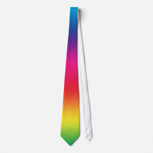 Cravate Gradient d'arc-en-ciel - modèle customisé
