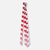 Cravate Gradient Hearts Saint-Valentin (Dos)
