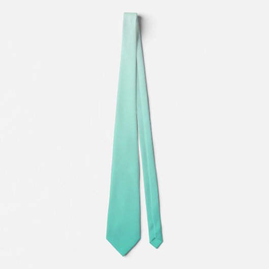 Cravate Gradient Turquoise (Devant)