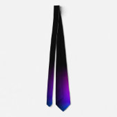 Cravate Gradient violet noir (Dos)
