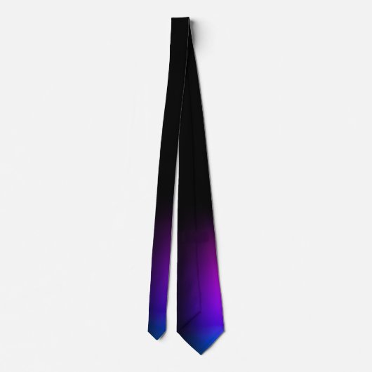 Cravate Gradient violet noir (Dos)