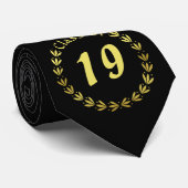 Cravate Graduation Classe sur mesure Année Gold Laurel Wre (Roulé)