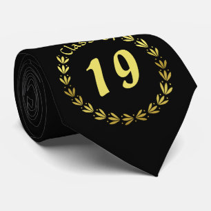 Cravate Graduation Classe sur mesure Année Gold Laurel Wre