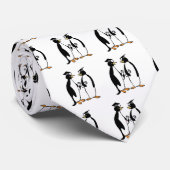 Cravate Graduation de pingouins (Roulé)