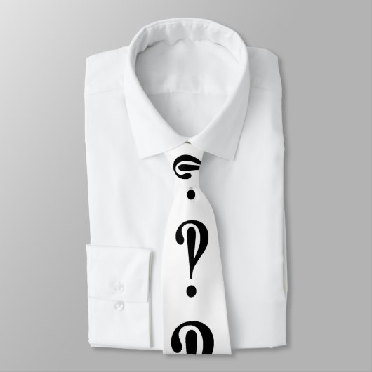 Cravate graduellement croissante d'Interrobang (Attaché)