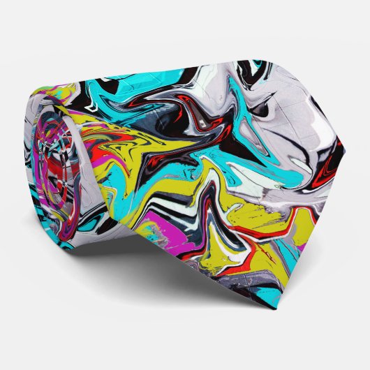 Cravate Graffiti (Roulé)