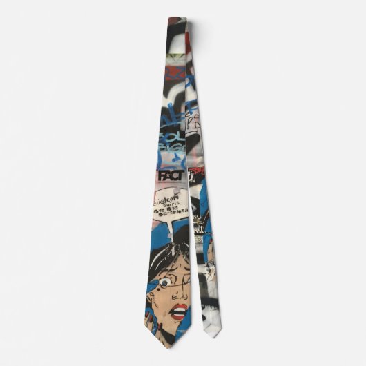 Cravate Graffiti Berlin (Devant)