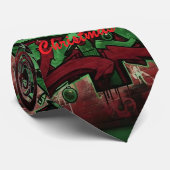 Cravate Graffiti Christmas Silk-Feel Tie (Roulé)