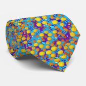 Cravate graffiti coloré (Roulé)