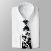 Cravate Graffiti de Punk urbain (Attaché)