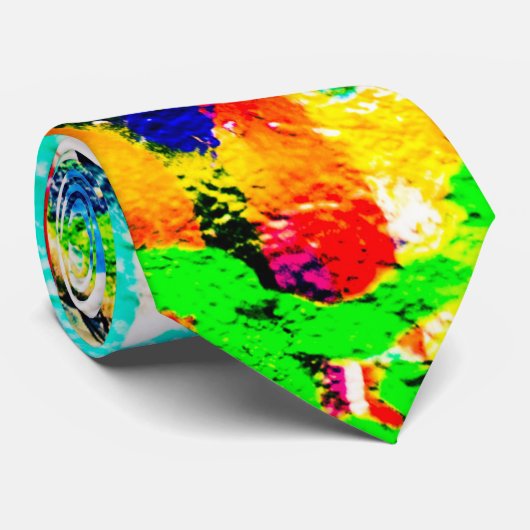 Cravate Graffiti fou graveleux (Roulé)