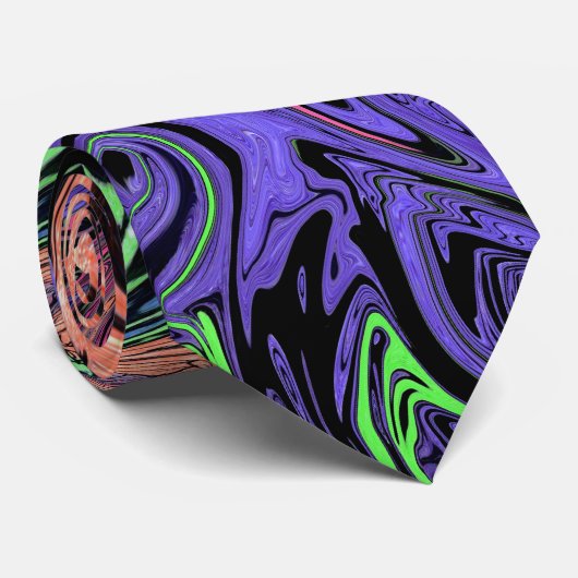 Cravate Graffiti Liquid (Roulé)