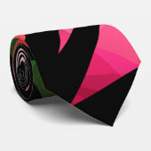 Cravate graffiti polygonal moderne Abstrait géométrique fo (Roulé)