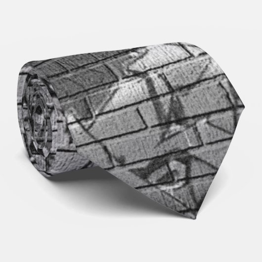 Cravate Graffiti urbain souterrain NYC (Roulé)