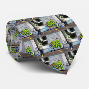 Cravate Graffiti Wall Lucy