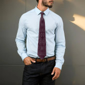 Cravate Graines de pieuvre textile fibreuse à la vinificat