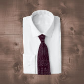 Cravate Graines de pieuvre textile fibreuse à la vinificat