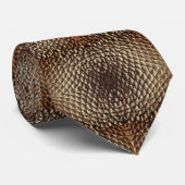 Cravate - Graines de tournesol Mosaïque briques (Roulé)