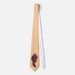 Cravate Grand beige de ver