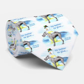 Cravate Grand Dane BTG Noir (Roulé)